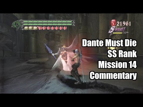 Devil May Cry 3 HD - Dante Must Die SS Rank - Mission 14 with Commentary