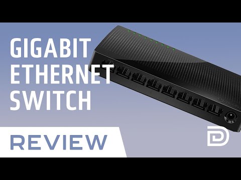Tenda SG108, 8 Port Gigabit Switch, Unmanaged Home Ethernet Switch, Office Ethernet Splitter, Plug & Play, Plastic Case, Desktop/ Wall-Mount, Fanless Quiet, Limited Lifetime Protection video review thumbnail