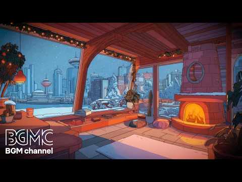 Cozy Coffee Shop Ambience with Relaxing Bossa Nova Guitar | Night Jazz for Work and Study