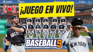 🔴 Domingo de BASEBALL 9 | Juego PERFECTO y haciendo JUGADORES en DIRECTO
