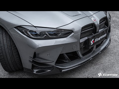 AC Style Dry Carbon Front Canards Installation - Fit For M3 G80 M4 G82 G83
