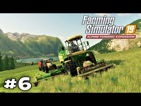 I did not believe my eyes!The real worth of my field FS19 Alpine DLC Erlengrat Hardcore #6 Timelapse