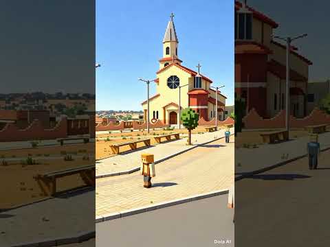minha cidade na versão Minecraft nova Veneza GO