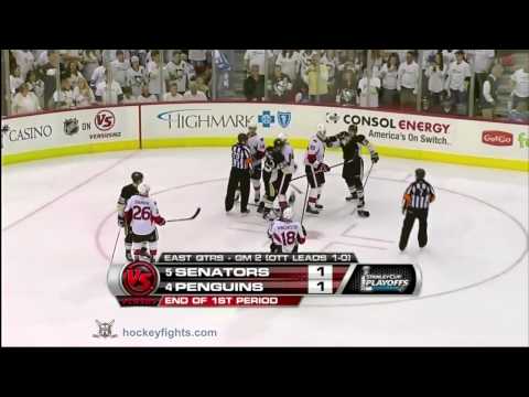 Zack Smith vs Maxime Talbot Apr 16, 2010