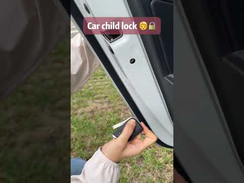 How to open the car's child lock?#driving #skills #tips#fpy