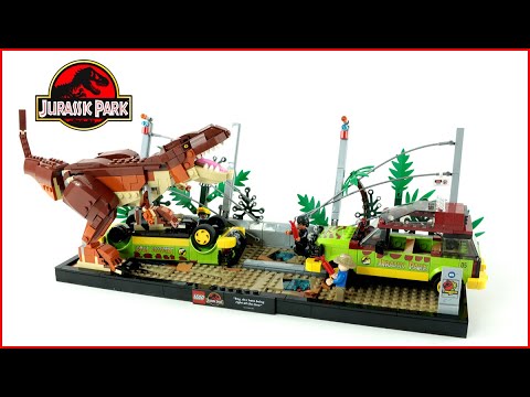 Vidéo LEGO Jurassic World 76956 : L’évasion du T. rex de Jurassic Park