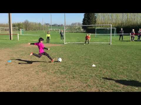 Tir de penalty Sam U10
