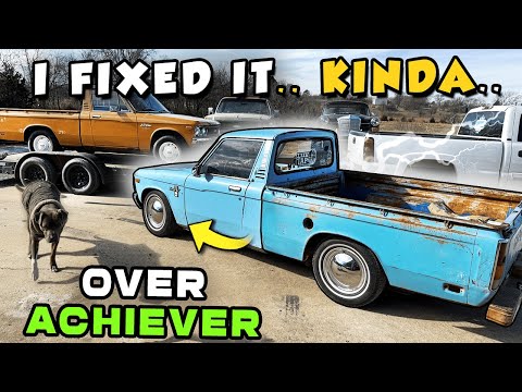 OOPS… Frame Modification gone wrong. 1976 Chevy Luv.