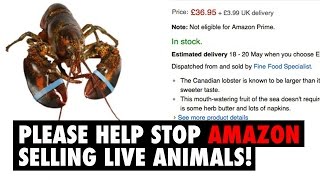 Amazon Sell Live Animals On Their Website?! - Please Help!