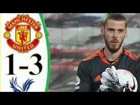 Manchester united 1-3 Crystal palace . Goals