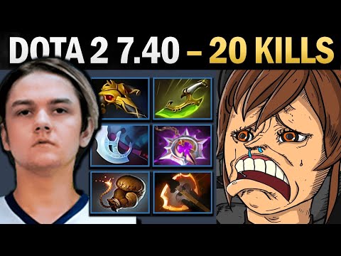 Marci Pro Carry with Battlefury and 20 Kills - Dota Gameplay