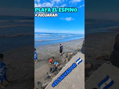 PLAYA EL ESPINO #JUCUARAN #ELSALVADOR 🇸🇻 #TRABAJANDO   UNICO EN USULUTAN