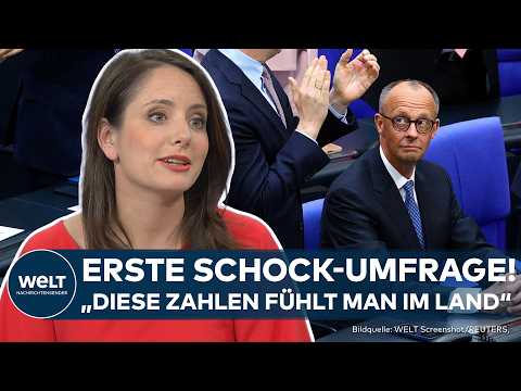 UMFRAGE ZUR KOALITION: Schockzahlen bestätigen Merz' Zitterpartie! "Diese Zahlen fühlt man im Land"