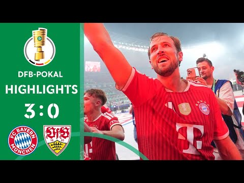 HAT-TRICK KANE: Bayern win! | FC Bayern München vs VfB Stuttgart 3-0 | Highlights | DFB-Pokal Final