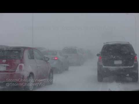 Colorado Springs, CO Severe Blizzard Conditions Close I-25 - 3/13/2019