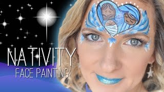 Christmas Nativity Face Painting Tutorial Design