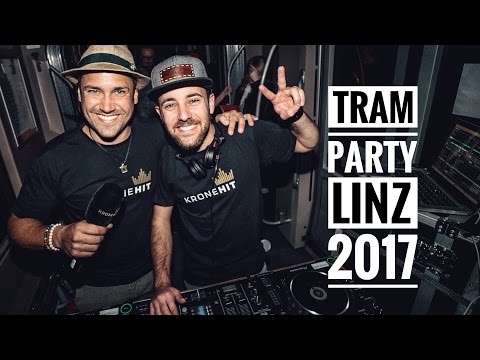 PARTY ON WHEELS mit 2:tages:bart 🚃  KRONEHIT Tram Party 2017 Linz