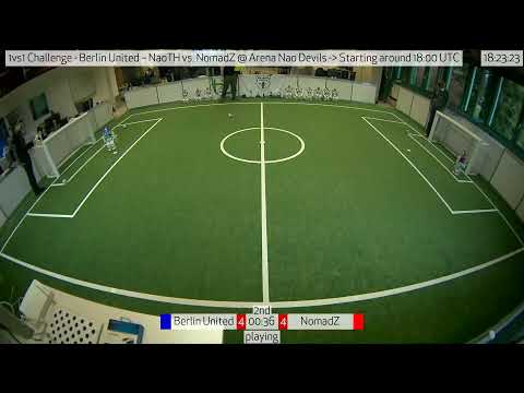 1vs1 Challenge - Berlin United – NaoTH vs. NomadZ @ Dortmund