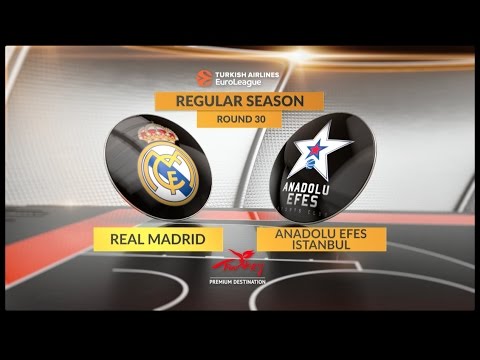 EuroLeague Highlights RS Round 30: Real Madrid 97-80 Anadolu Efes Istanbul