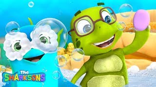 The Bath Song SHARKSONS | Nursery Rhymes & Kids Songs! | Cartoons For Kids | Shark Songs The Bath Song SHARKSONS | Nursery Rhymes & Kids Songs! | Cartoons For Kids | Shark Songs