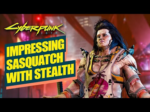 CYBERPUNK 2077 - PURE STEALTH, NO SASQUATCH BOSS FIGHT - WALK THE LINE | PS5