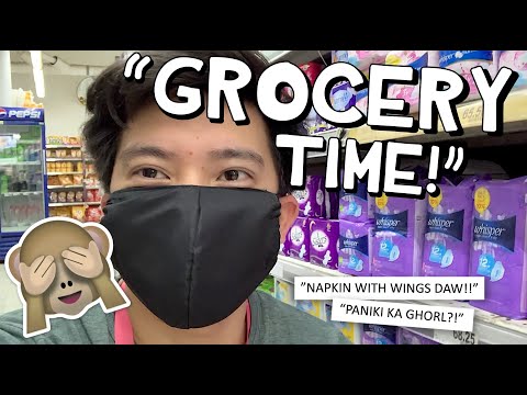 "AKO ANG PINAG GROCERY!! 🙈 PATI NAPKIN!" 😭😰 | Kimpoy Feliciano