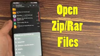 How to Open Zip/Rar Files On Android | ZArchiver Tutorial