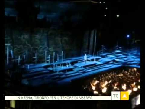 Dario Di Vietri, trionfo in Arena - Servizio TG Arena 01.08.2014