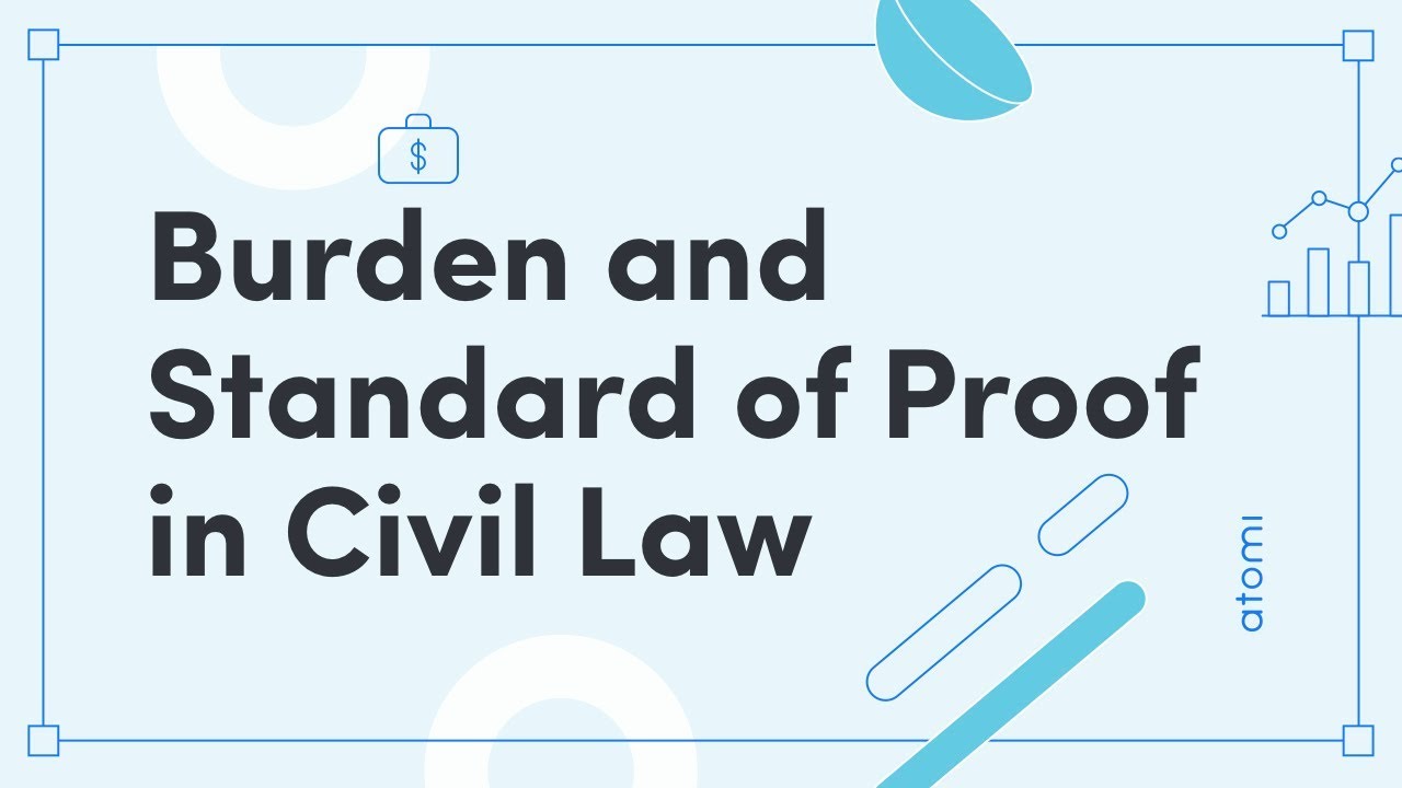 Y11-12 Legal Studies: Burden and Standard of Proof in Civil Law