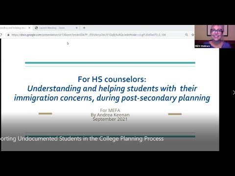 The MEFA Institute<sup>™</sup>: Supporting Undocumented Students