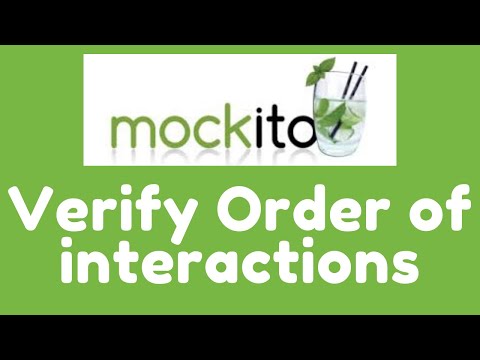 Mockito 3 - Verify Order of interactions