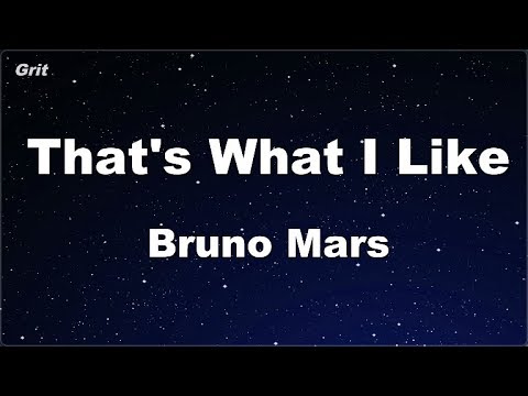 That's What I Like - Bruno Mars Karaoke 【No Guide Melody】 Instrumental