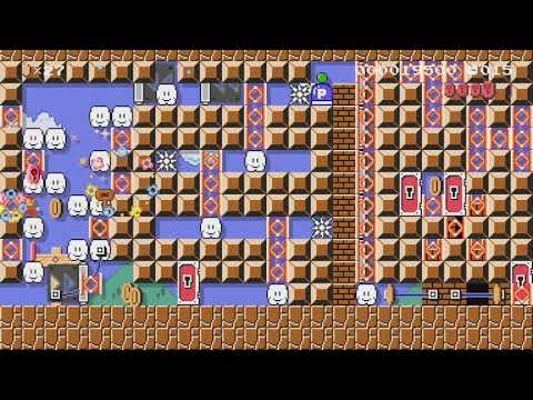 ミニスピランライト♪ ～横バネ～ 20s speed run by メロディアイ3 - Super Mario Maker - No Commentary 1bp