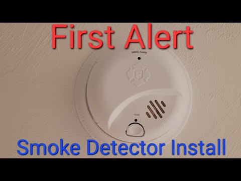 First Alert SMI100 Smoke Detector Install