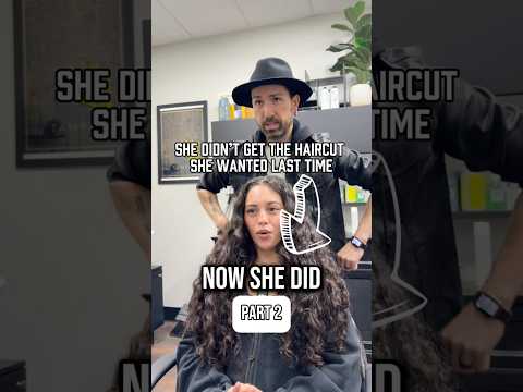 Here’s the curly version of this haircut end result! #haircut #curlyhair #hairstyle #haircare #hair