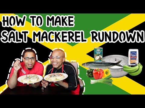 How To Make Salt Mackerel Rundown | In Di Kitchen w/BaddieTwinz