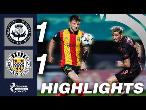 FC Partick Thistle Glasgow 1-1 FC Saint Mirren Paisley