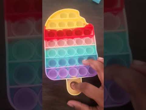 pop it figit toy ice cream rainbow 🌈
