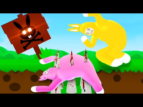 We Fell Into a SPIKE Trap - Super Bunny Man (Funny Moments)