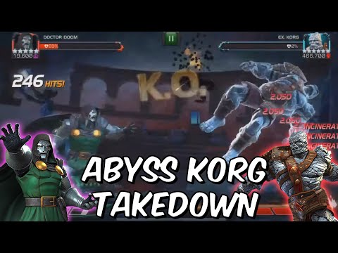 Abyss of Legends Korg Takedown with Doctor Doom! - Marvel Contest of Champions