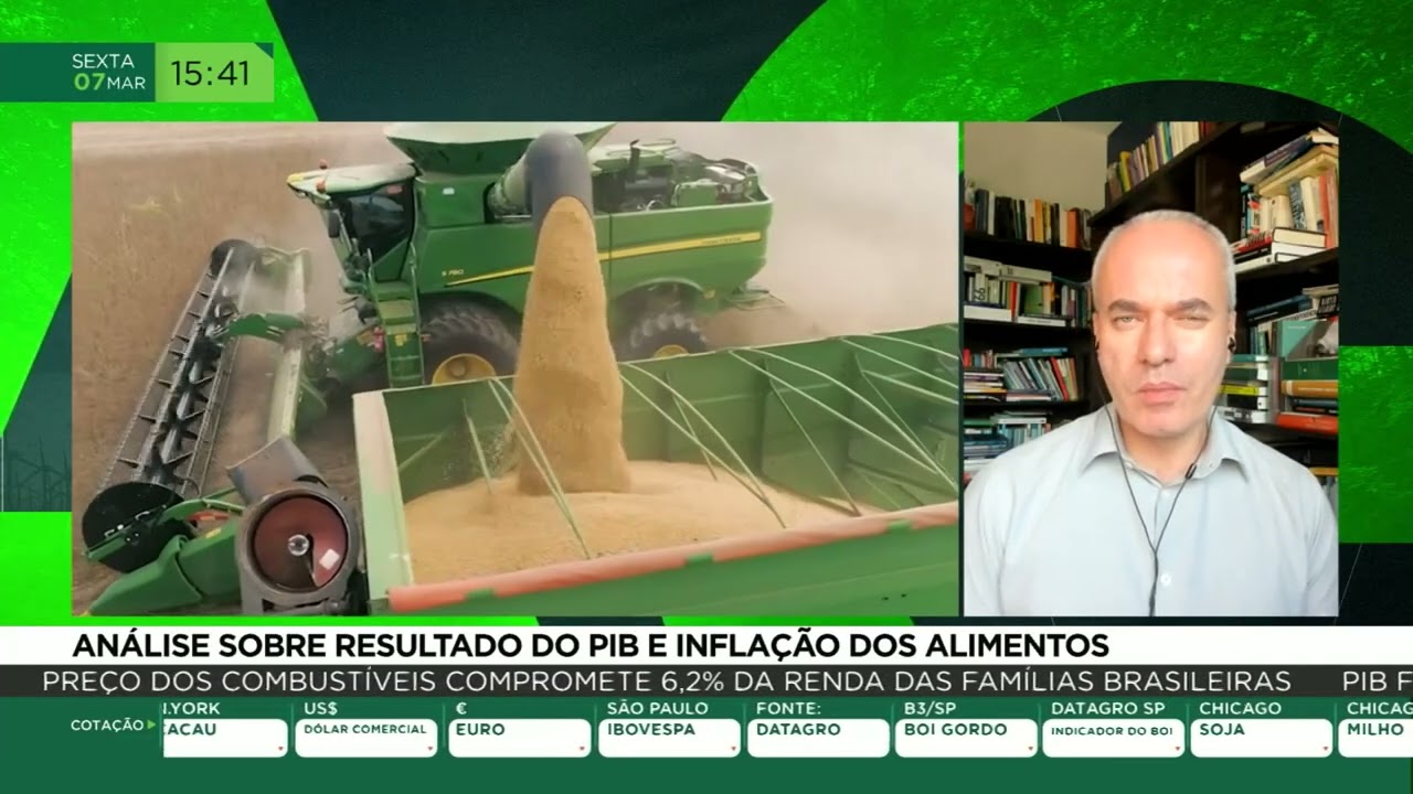 Análise sobre resultado do PIB e inflação dos alimentos