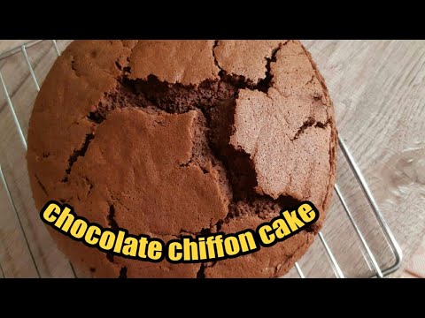 SUPER SOFT & VERY MOIST CHOCOLATE CHIFFON CAKE