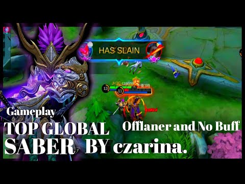 Saber Offlaner Build By czarina. Top Global - MLBB