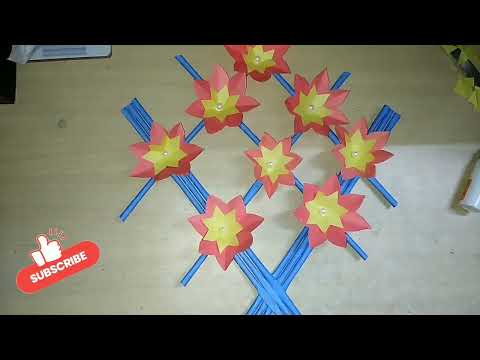 Makeing flower with paper( khuhalika art and cruft)