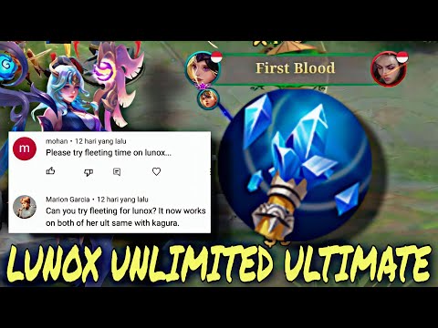 18 KILLS !! LUNOX GAMEPLAY WITH FLEETING TIME - LUNOX TUTORIAL - LUNOX BEST BUILD 2022