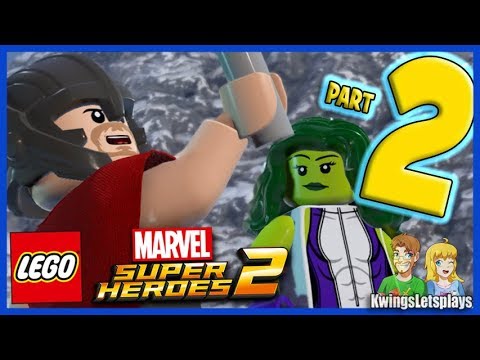 LEGO Marvel Super Heroes 2 - Walkthrough Part 2 Avengers Mansion & Siberia
