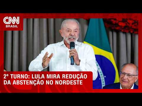 Campanha de Lula mira redução da abstenção no Nordeste no 2° turno | LIVE CNN