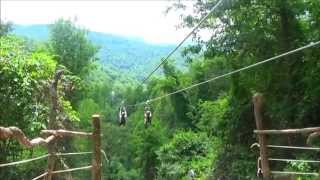 preview picture of video 'Navitat Canopy Zipline Tours, Asheville'