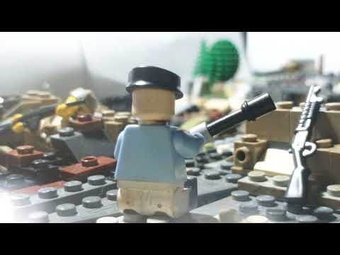 lego battle of caen (ww2 stop motion)