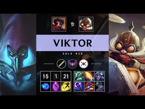 Viktor Mid vs Corki: Legendary - KR Master Patch 14.15